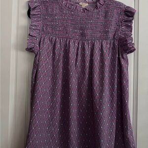 JODIFL Purple Patterned Tank Top